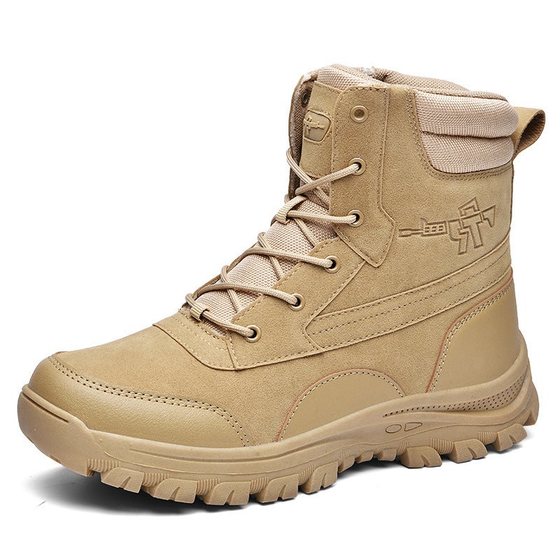 Military Boots, Special Forces Flight, Outdoor Combat, Non-Slip Tactical Boots, Training Shoes, Outdoor Desert Mountaineering High-Top Shoes - Image 2